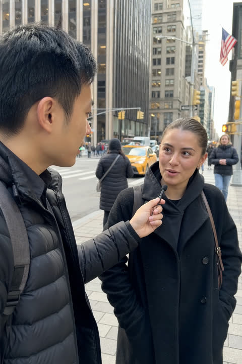 Street interview reel